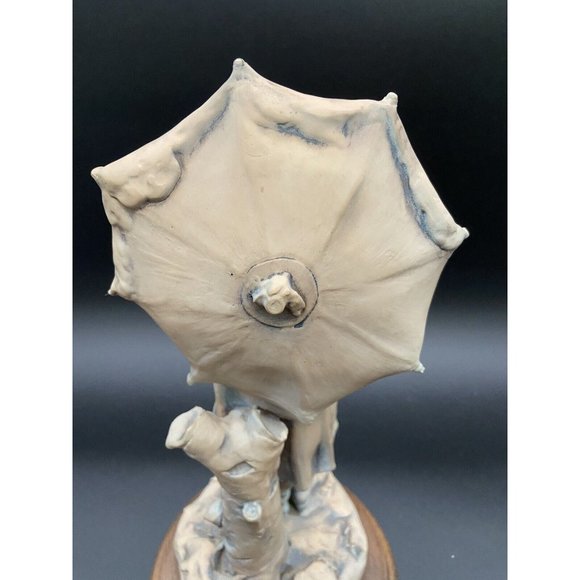 Early 12”Giuseppe Armani Capodimonte Figurine Boy Standing with Umbrella Vintage - Picture 6 of 15